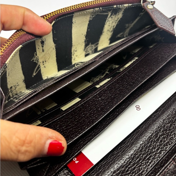 EUC! Vivienne Westwood Black Leather Vintage Wallet - Picture 6 of 7